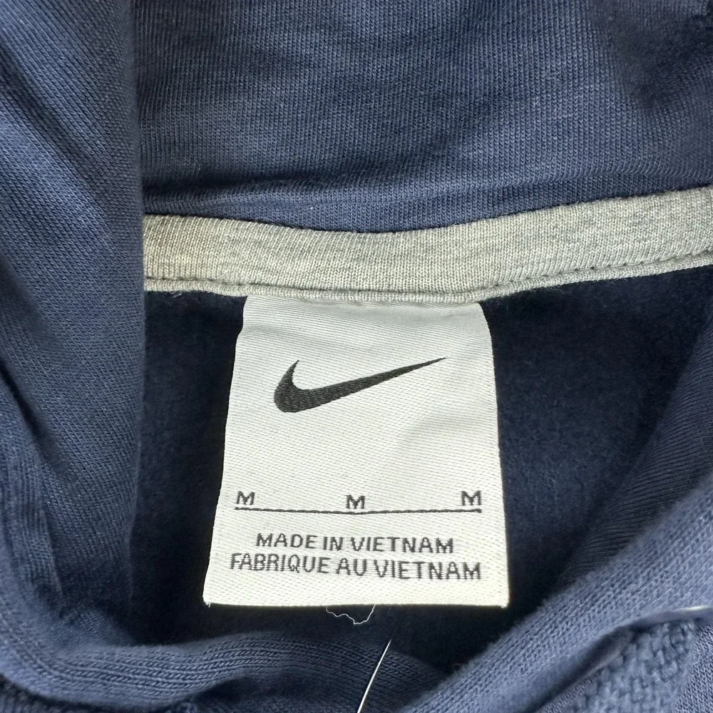 Nike Golf Hoodie Mens Medium Navy Blue Club Fleece Pullover Sweatshirt Swoosh
